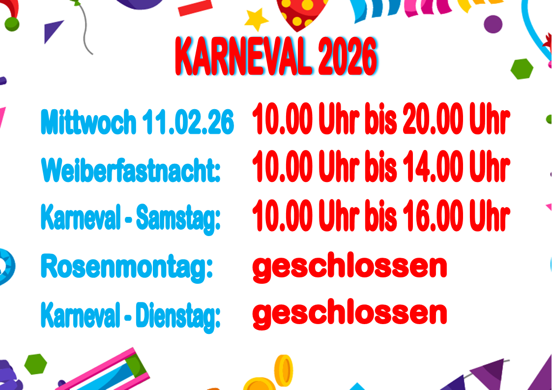 Haupttage Karneval 2026 Haupttage Karneval 2026